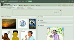 Desktop Screenshot of evanstreyz.deviantart.com