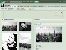 Tablet Screenshot of kimyon.deviantart.com