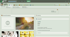 Desktop Screenshot of leafly.deviantart.com