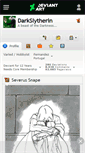 Mobile Screenshot of darkslytherin.deviantart.com