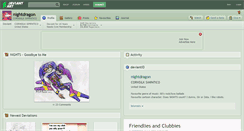 Desktop Screenshot of nightdragon.deviantart.com