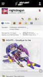 Mobile Screenshot of nightdragon.deviantart.com
