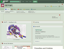 Tablet Screenshot of nightdragon.deviantart.com