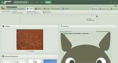 Desktop Screenshot of fusionpaper.deviantart.com