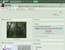 Tablet Screenshot of ganrielid.deviantart.com