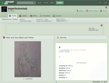 Tablet Screenshot of imperfectmelody.deviantart.com