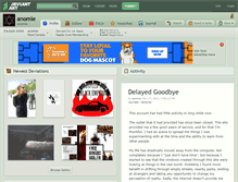 Tablet Screenshot of anomie.deviantart.com