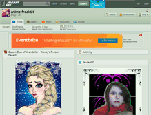 Tablet Screenshot of anime-freak64.deviantart.com