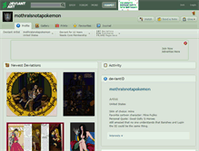 Tablet Screenshot of mothraisnotapokemon.deviantart.com
