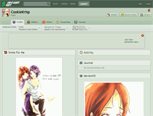 Tablet Screenshot of cookiekrisp.deviantart.com