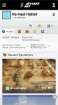 Mobile Screenshot of ms-mad-hatter.deviantart.com