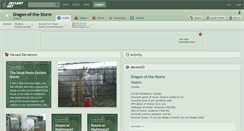 Desktop Screenshot of dragon-of-the-storm.deviantart.com