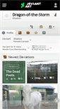 Mobile Screenshot of dragon-of-the-storm.deviantart.com