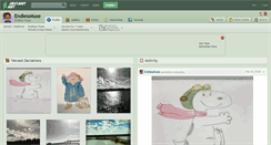 Desktop Screenshot of endlessmuse.deviantart.com