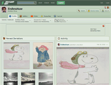 Tablet Screenshot of endlessmuse.deviantart.com