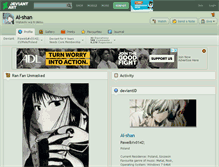 Tablet Screenshot of ai-shan.deviantart.com