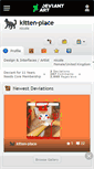 Mobile Screenshot of kitten-place.deviantart.com