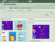 Tablet Screenshot of erinofthecullenclan.deviantart.com