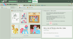 Desktop Screenshot of mrs-cake-lovers.deviantart.com