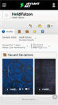 Mobile Screenshot of heidifalzon.deviantart.com