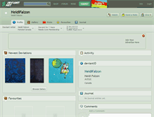 Tablet Screenshot of heidifalzon.deviantart.com