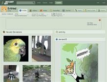 Tablet Screenshot of evilried.deviantart.com