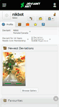 Mobile Screenshot of nikbot.deviantart.com