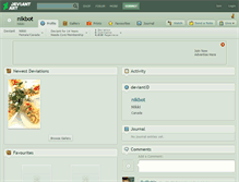 Tablet Screenshot of nikbot.deviantart.com