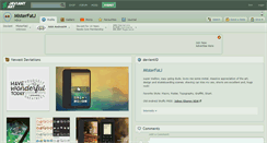 Desktop Screenshot of misterfatj.deviantart.com
