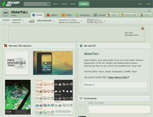 Tablet Screenshot of misterfatj.deviantart.com