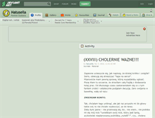 Tablet Screenshot of natusella.deviantart.com