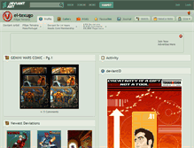 Tablet Screenshot of el-texugo.deviantart.com