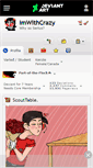 Mobile Screenshot of imwithcrazy.deviantart.com