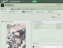 Tablet Screenshot of mayonakasun.deviantart.com