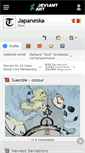 Mobile Screenshot of japaneska.deviantart.com
