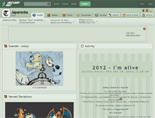 Tablet Screenshot of japaneska.deviantart.com