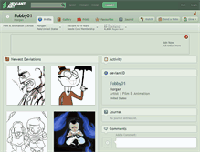 Tablet Screenshot of fobby01.deviantart.com