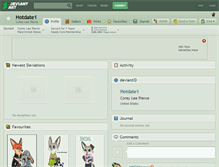 Tablet Screenshot of hotdate1.deviantart.com