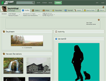 Tablet Screenshot of launminar.deviantart.com
