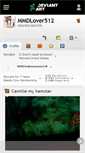 Mobile Screenshot of mmdlover512.deviantart.com