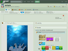 Tablet Screenshot of iamlayla.deviantart.com