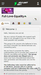 Mobile Screenshot of full-love-equality.deviantart.com
