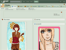 Tablet Screenshot of chicolo.deviantart.com