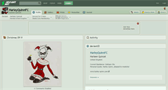 Desktop Screenshot of harleyquinnfc.deviantart.com