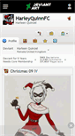 Mobile Screenshot of harleyquinnfc.deviantart.com