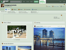 Tablet Screenshot of morgansmichelle.deviantart.com