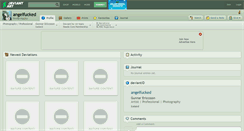 Desktop Screenshot of angelfucked.deviantart.com