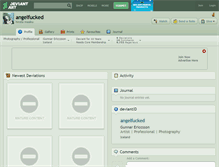 Tablet Screenshot of angelfucked.deviantart.com