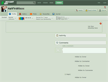 Tablet Screenshot of mahfirstkissxx.deviantart.com