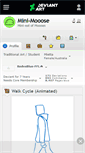 Mobile Screenshot of mini-mooose.deviantart.com